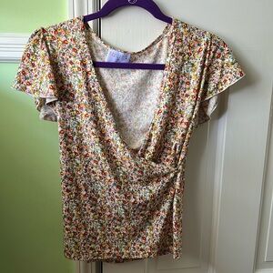 Modcloth women’s small floral top